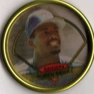  1990 Topps Baseball Bronze Coin #28 Ruben Sierra 