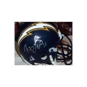 Ryan Leaf autographed Football Mini Helmet (San Diego Chargers)
