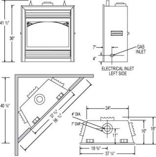 New Napoleon GD70 Starfire Gas Fireplace  please call for more info 