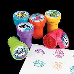 24 Ocean Sea Life Fish Stampers Birthday Party Favor  