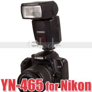TTL Speedlite Flash Unit YN 465 for Nikon i TTL DLSR  