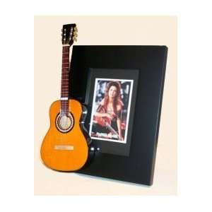SHANIA TWAIN Miniature Guitar Photo Frame