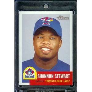 2002 Topps Heritage # 137 Shannon Stewart Toronto Blue Jays Baseball 