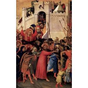 Hand Made Oil Reproduction   Simone Martini   32 x 50 inches   The 