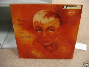 Frances Faye Sings Folk Songs LP Vinyl  