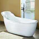 69 freestanding acrylic slipper tub no holes returns accepted within