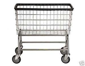 Large Capacity Laundry Cart On Wheels w/ Basket 4.5 BU  