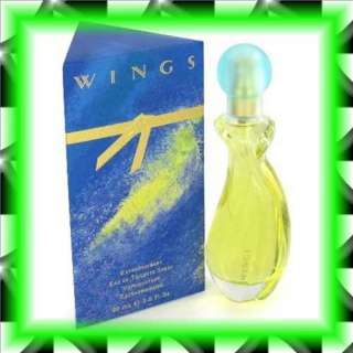 WINGS by GIORGIO of BEVERLY HILLS PERFUME (edt) Eau de Toilette 3.0 oz 