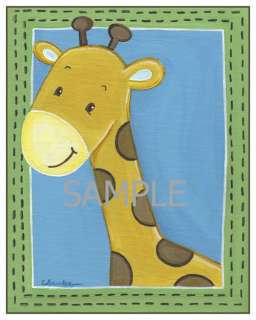 Jungle Tales. Animal Nursery/kids Art. Set 3 prints  
