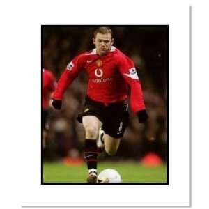 Wayne Rooney Manchester United Double Matted 8x10