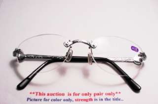 Sue Fancy Designer Rimless Reading Glasses +2.75 R314  