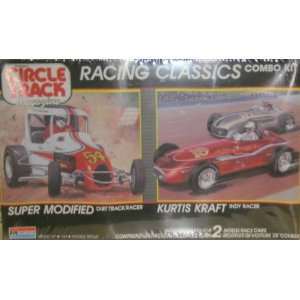 : Monogram 6146 Racing Classics Combo Kit: Super Modified Dirt Track 