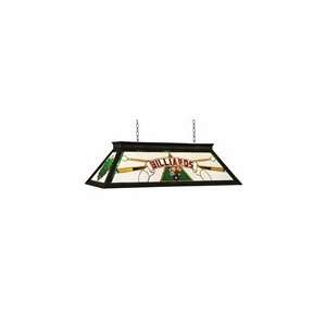    Billiards Stained Glass Canopy Pool Table Light Toys & Games
