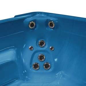 TITAN APOLLO 7 PERSON HOT TUB SPA WITH 7 LED LIGHTS AND STEREO SYSTEM 