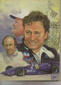1996 Indianapolis 500 Yearbook Hungness Buddy Lazier  