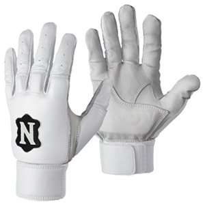  Neumann Adult Performer Lineman Football Gloves WHITE 