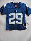 Colts Joseph Addai Blue NFL Toddler Jersey 3T  