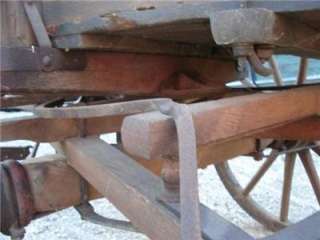 Original John Deere Antique Horse Drawn Wagon Western Wooden Wheels 