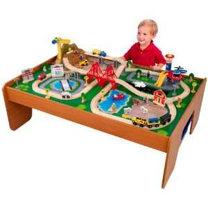  KidKraft Ride Around Train Set and Table Toys & Games
