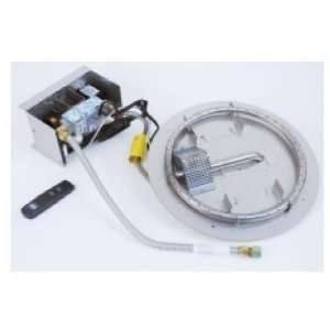   Gas Electronic On/Off Remote Stainless Steel Fire Pit Burner Kit