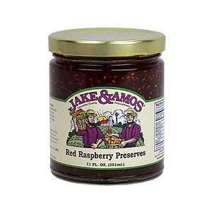 Jake & Amos Red Raspberry Spread   Sugar Free, 11 oz