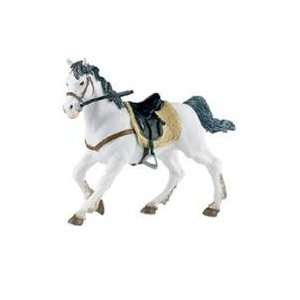  Papo   White Horse w/ Saddle Toys & Games