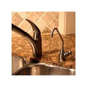  filter with Brushed Nickel Faucet and Glass Decanter