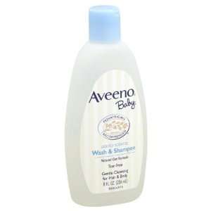  Aveeno Tear Free Baby Wash And Shampoo 8 oz Bottle (PACK 