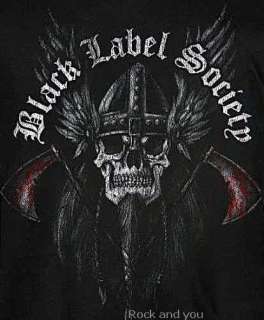 Black Label Society Thor heavy metal T Shirt S M NWT  
