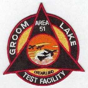 AREA 51 TRIANGLE GROOM DRY LAKE PATCH   GDL01  
