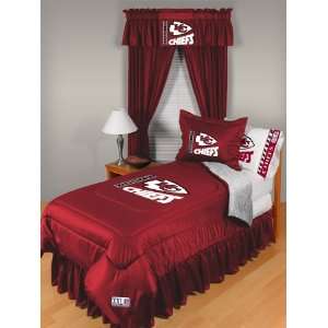   Chiefs NFL Locker Room Jersey Mesh Bed Set   Full