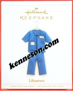 Lifesavers Doctor Nurse Scrubs Hallmark Ornament 2006  