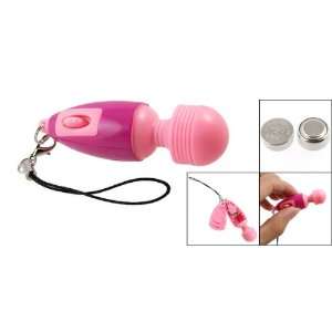  Pink Fuchsia Handheld Pendant Shaped Massager Stick Device 