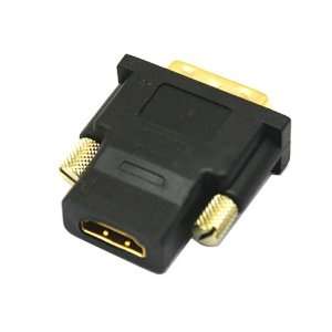  DVI D Male To HDMI Female 24K Gold Converter Adapter Electronics
