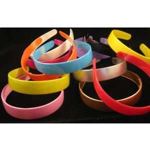  Color Plastic Headbands 1 Case Pack 240   687799 Beauty