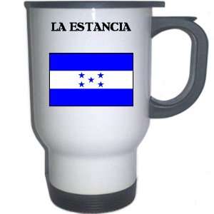  Honduras   LA ESTANCIA White Stainless Steel Mug 