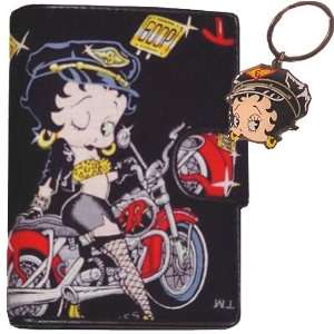  Black Betty Boop Biker Wallet Free Key Chain Everything 