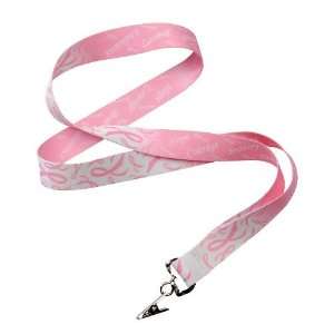  Pink Ribbon Lanyard   NurseMates 880472 Pink: Health 