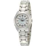Bulova Womens 96P104 Diamond Accented Sunray Dial Watch   designer 