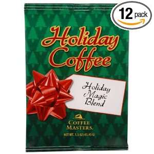 Coffee Masters Perfect Potful Holiday Magic Blend, 1.5 Ounce Packets 