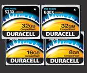 cf pro line duracell cf cards are fast and reliable memory cards 