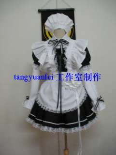 Lolita Cosplay Costume Maid Sissy Dress Custom New Made  
