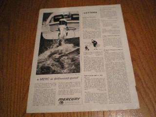1962 Kiekhaefer Mercury Outboards Boat Ad A Merc is Driftwood Proof 