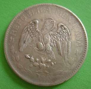 1915 MEXICO SILVER 1 Peso Ejercito del Norte Army of the North Scarce 