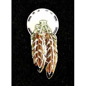  Bolo Tie   Indian Feather