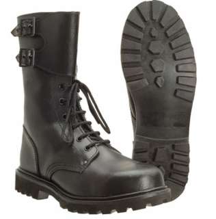 FRENCH ARMY/MILITARY BLACK LEATHER COMBAT RANGERS BOOTS  