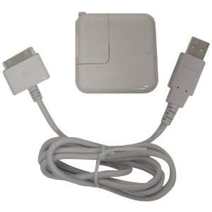    01 USB AC ADAPTER WITH IPOD/IPHONE CABLE MICNAPL234001 Electronics