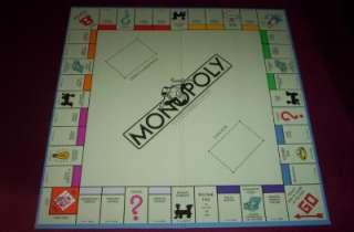 1985 Monopoly Game Board Only Replacement Or Crafts  