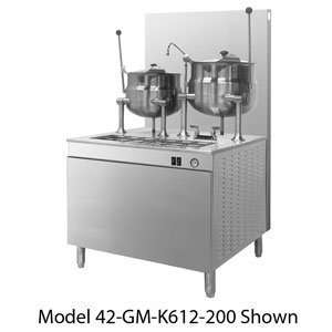   Gas Steam Jacketed Kettle Set with Modular B