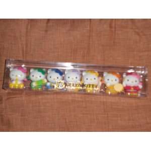  Japanese Sanrio Hello Kitty Mini Figurine Set. Great for 